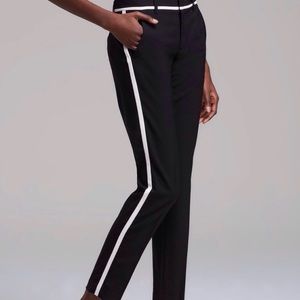 Vince Navy Tuxedo Stripe Cropped Pants